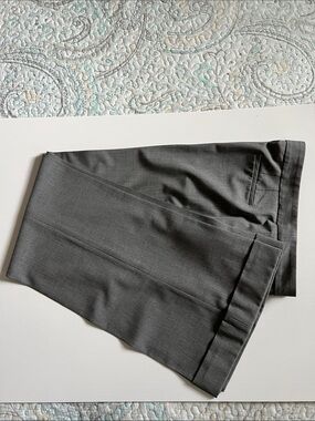 Wide Leg Women's Dress Pants - Dark Gray